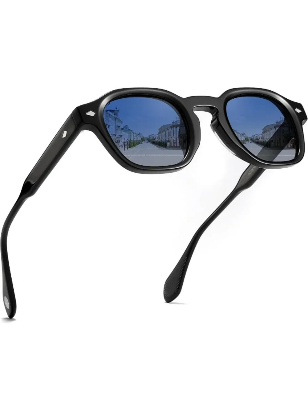 Stylish Polarized Sunglasses for Men & Women - Retro UV Protection, HD Clarity